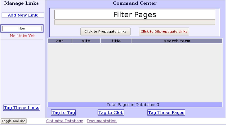 main page screenshot